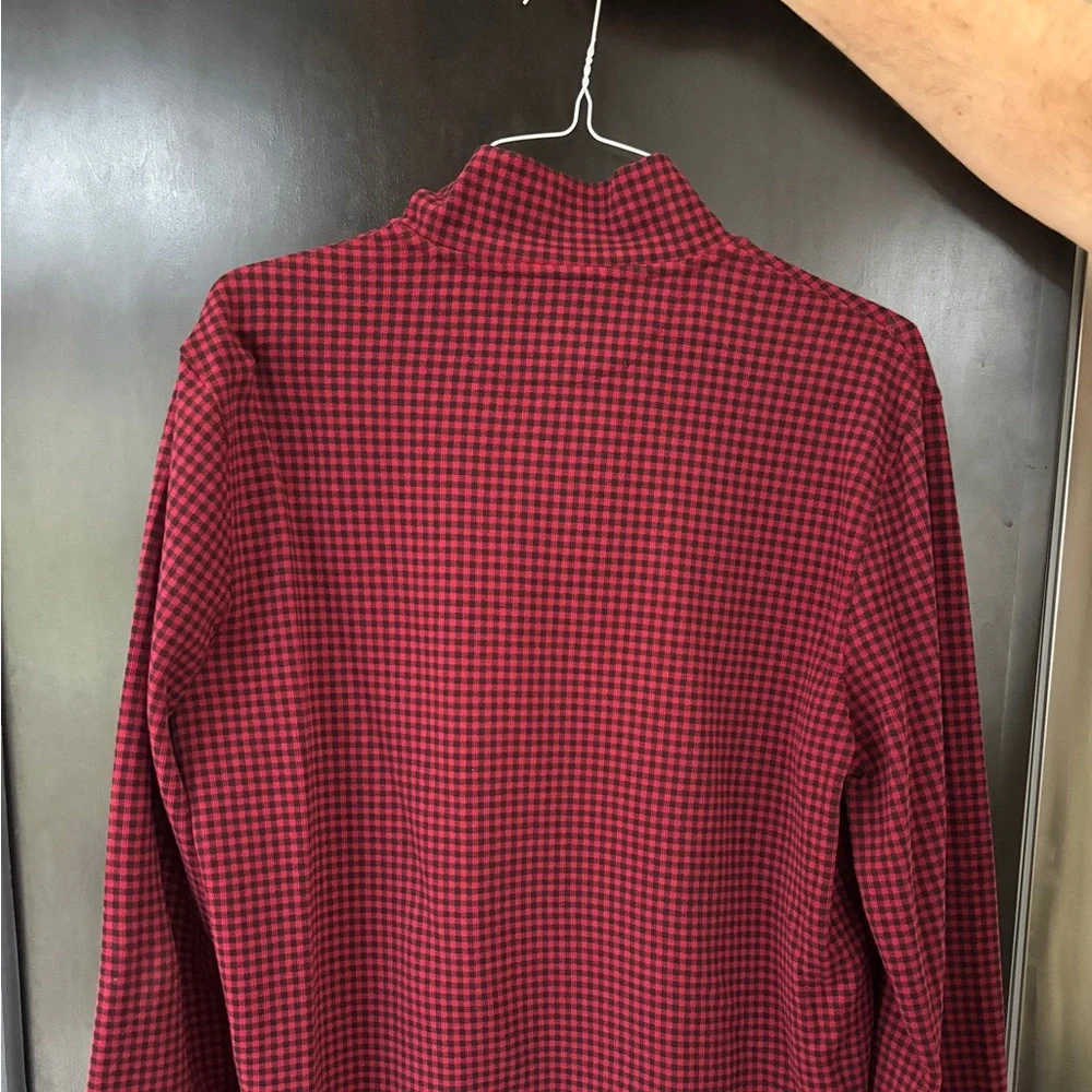 Polo Ralph Lauren Checked Estate-Rib Quarter-Zip pullover - men's large